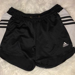 Black  Adidas running shorts